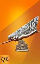 ART DECO BRONZE FIGUR KOMET