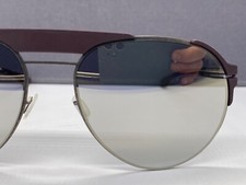 ic Berlin Sonnenbrille Herren Damen groß oval Pilot grau Lila Fadeaway Burgundy