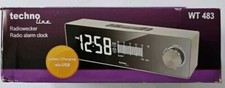 Technoline WT 483 digital Radiowecker USB Ladefunktion Spiegeldisplay LED Wecker