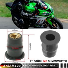 20 Stück M6 Motorrad