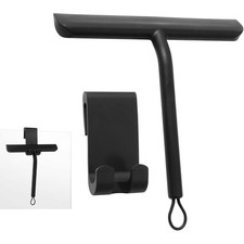 Duschabzieher Silikon Schwarz