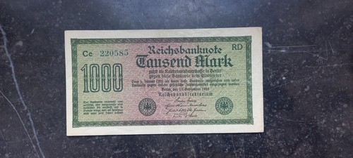 Reichsbanknote 1000 mark 1922 - 1000,