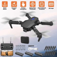 4K Dual Kamera RC Drohne Faltbare WIFI FPV Selfie Quadrocopter Erwachsene Kinder