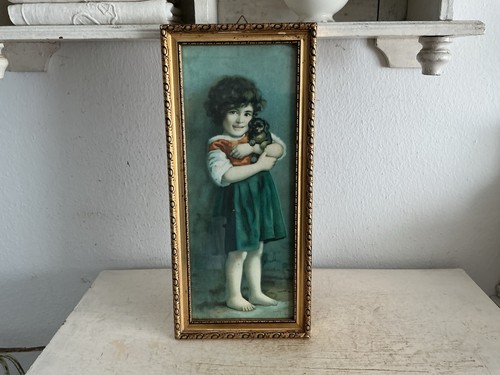 Altes bild druck - bild, kindermotiv
