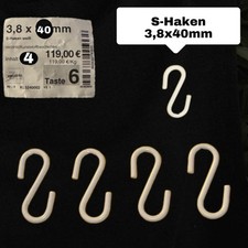 S-Haken weiß