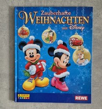 REWE Zauberhafte Weihnachten mit Disney  Stickeralbum mit komplettem Stickersatz