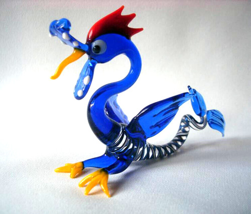 Glasfigur drachen lauscha - drachen,