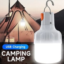 Tragbare Campingleuchte LED 60W wiederaufladbare Lampe mit USB-Haken 
