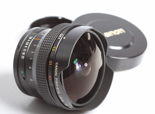 Canon fish eye lens - fd, fish-eye