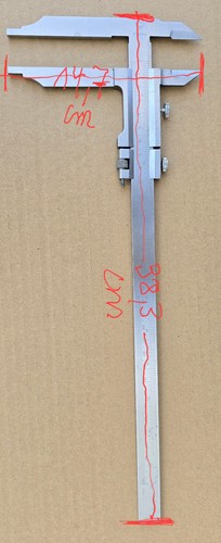 38cm präzisions schieblehre - 38cm,