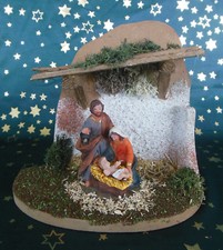 Weihnachtskrippe Stall mit