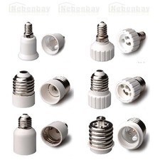 Lampe Fassung Lampensockel Adapter Adaptersockel LED Konverter E14 E27 GU10 E40