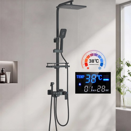 Duschsystem mit thermostat - thermostat, led