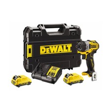 DeWalt DCF601D2 12V Akku-Schrauber mit 2x 2Ah Akkus, Ladegerät und Koffer