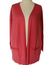 Sheego Damen Strickjacke Rosa