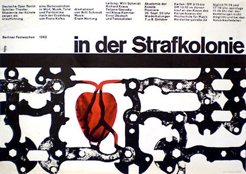 Ddr theaterplakat von 1962 - von,