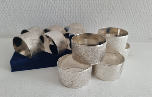 Serviettenringe versilbert - 11,