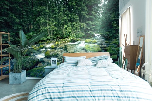 Wald bach q9493 tapete - wald,
