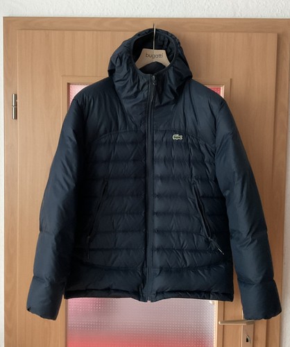 Lacoste winterjacke dunkelblau - lacoste,