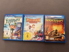 PSVITA  Spielesammlung Tearaway Rayman Origins Resistance Burning Skies PS VITA