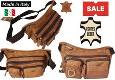 Echtes Leder Gürteltasche