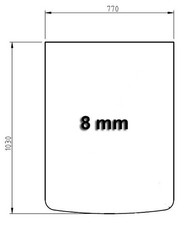 Funkenschutzplatte Bodenplatte