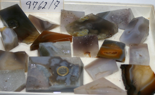 Achat drusenstücke mineral - achat,