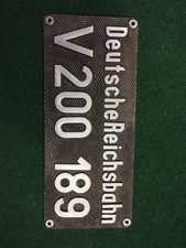 Lokschild V200 189  Deutsche