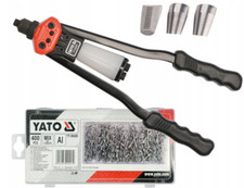 Hebel Nietzange Blindnietzange Popnietzange 2,4-6,4mm + 400 Nieten Ersatzbacken