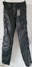 Lederjeans / Schnürjeans Gr. 30