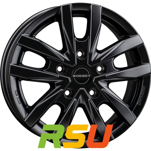 Borbet cw5 black - borbet, matt