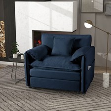 Modular Chenille Sofa Chair w/