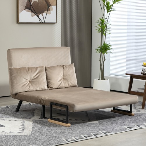 Homcom schlafsofa klappbett - schlafsofa,