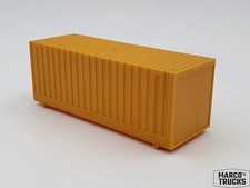 Albedo Wechselbrücke Wechselkoffer orange ohne Boden - 1:87 /AL1164