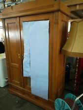   Eiche Kleiderschrank  v.   ca.  1920  mit Spiegel  gebraucht
