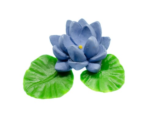 Blaue seerose brosche - blaue,