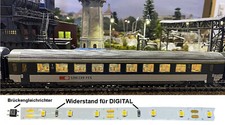 1 m Waggon Innenbeleuchtung Bausatz warmweiß für DIGITAL H0 TT+ 5 Gleichrichter
