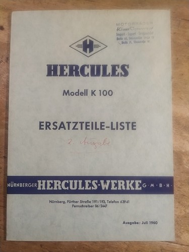 Herkules k100 100 spares - k,
