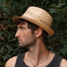 Wegener Stroh-Trilby mit