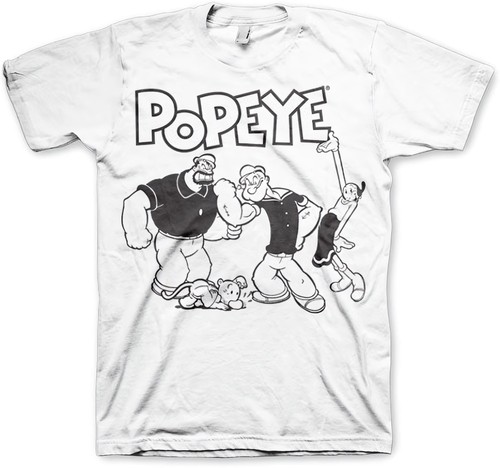 Popeye group shirt big tall - group,
