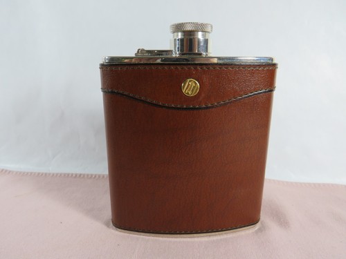 Flachmann mit lederbezug der - mit,