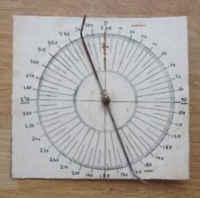Selbst gebauter Ersatz Dreieckrechner aus Pappe aus Luftwaffen Nachlass