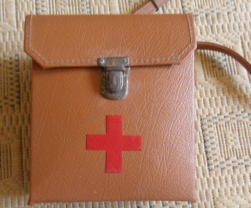 Ddr rot kreuz tasche - rot,