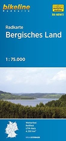 Radkarte bergisches land - radkarte,