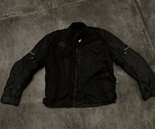 Motorrad Jacke Schwarz Akuma