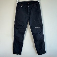 DAINESE NEW DRAKE AIR TEX Motorradhose HERREN GR.48/M Schwarz Protektoren #AE