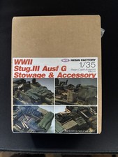 SOL RESIN FACTORY MM214 WWII German Stug III Stowage and Accessory , 1:35