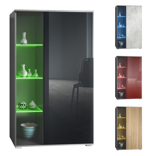 Davos vitrine korpus anthrazit - davos,