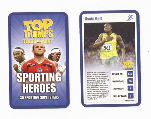 Usain bolt top trumps - usain,