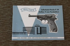 Walther P38 P1 Pistole Beschreibung Gebrauchsanweisung Bedienungsanleitung
